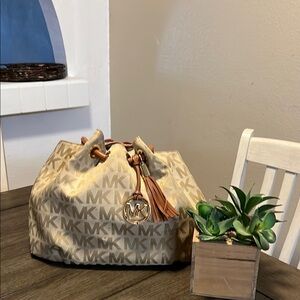 Michael Kors Tan Logo Women's Bag